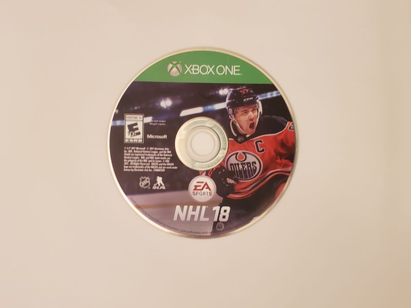 Microsoft Xbox One NHL 18 video game