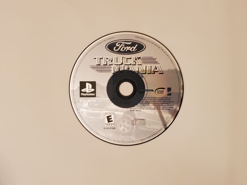 Sony PlayStation 1 Ford Truck Mania video game