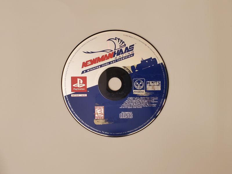 Sony PlayStation 1 Newman Haas Racing: A Winning Indy Car Tradition video game