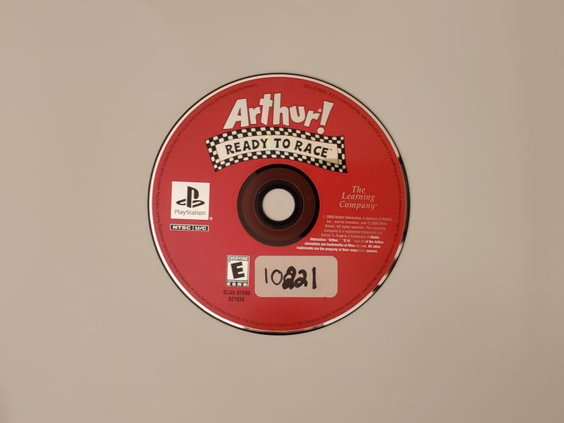 Sony PlayStation 1 Arthur! Ready to Race video game