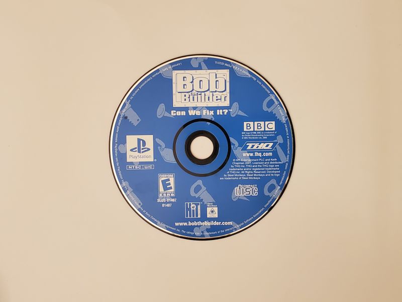 Sony PlayStation 1 Bob the Builder: Can We Fix It? video game