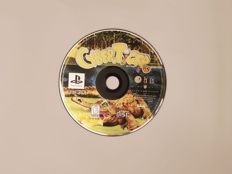 Sony PlayStation 1 CyberTiger video game