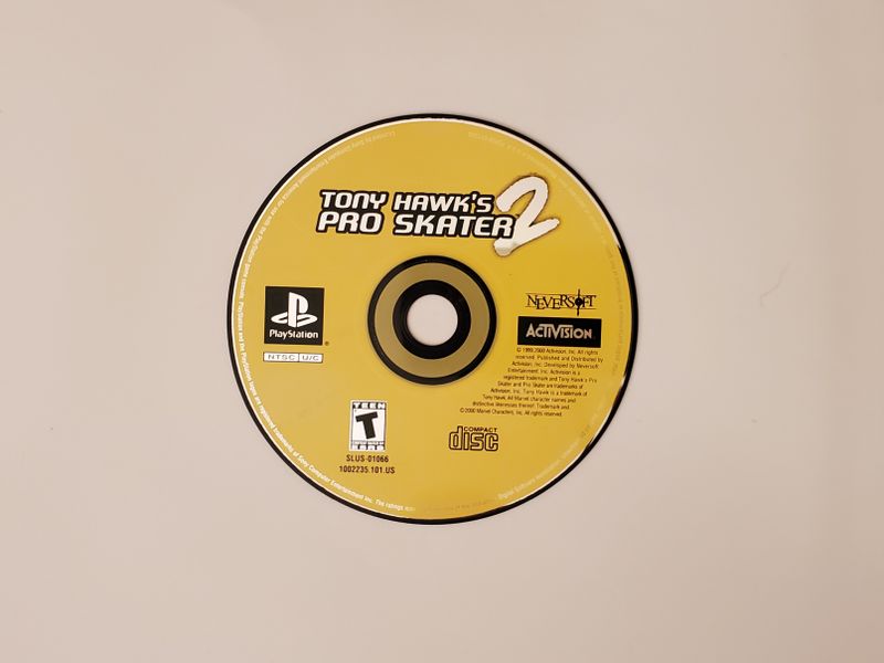 Sony PlayStation 1 Tony Hawk's Pro Skater 2 video game