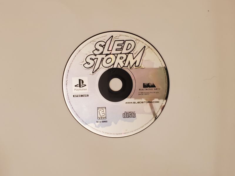 Sony PlayStation 1 Sled Storm video game