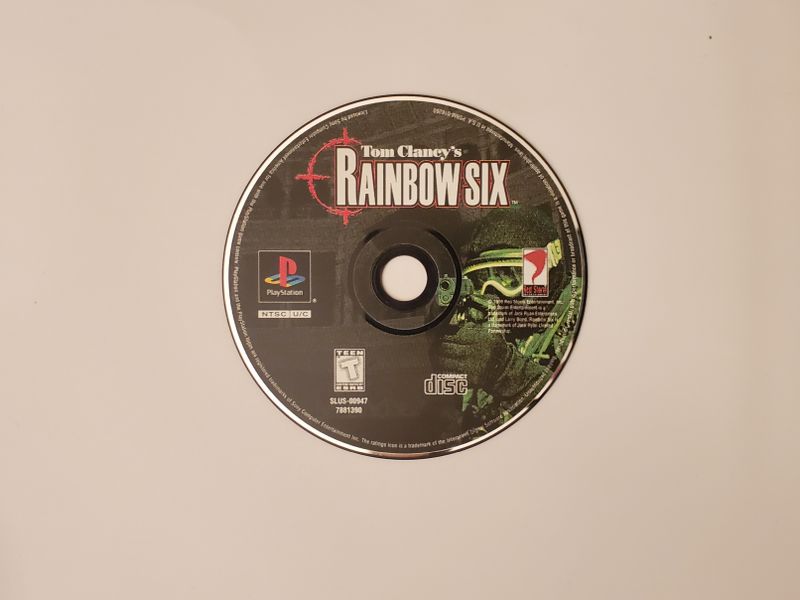 Sony PlayStation 1 Tom Clancy's Rainbow Six video game