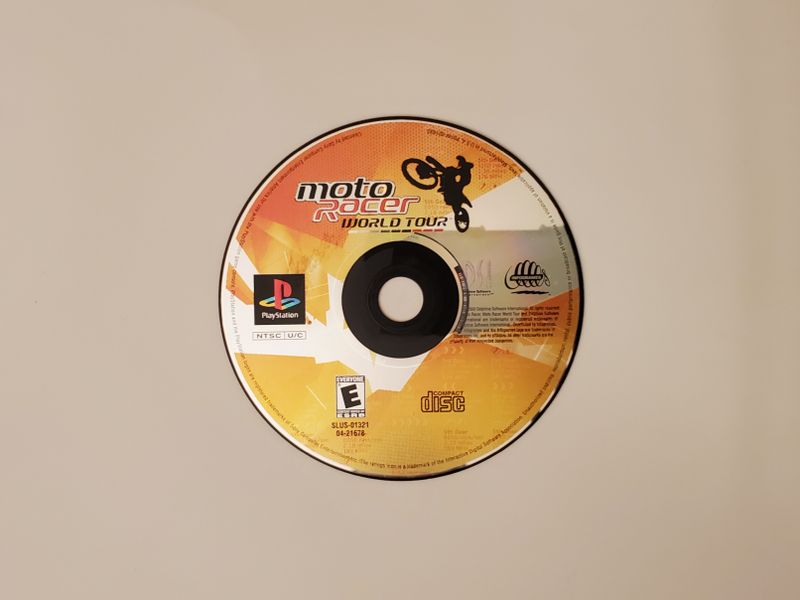 Sony PlayStation 1 Moto Racer World Tour video game