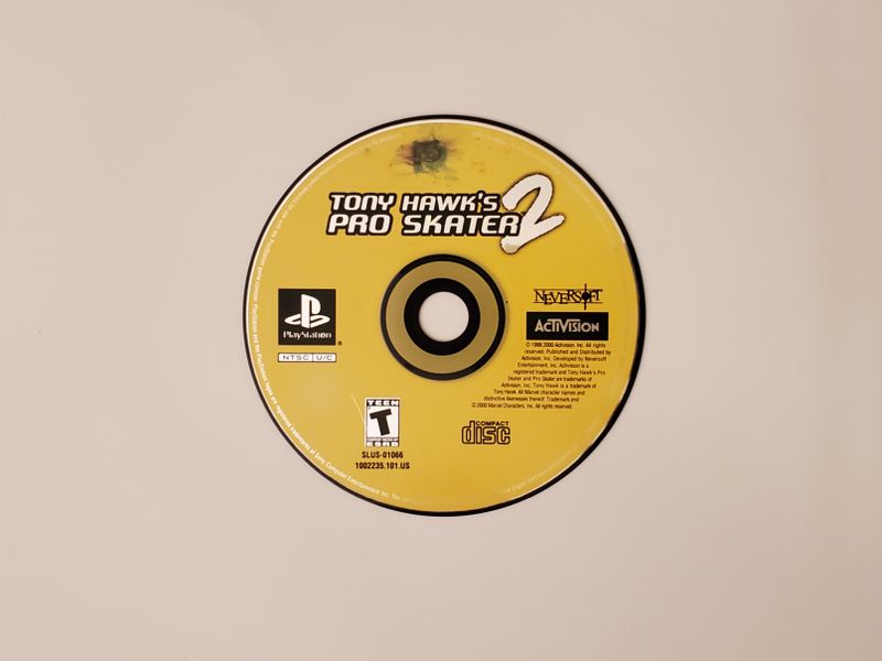 Sony PlayStation 1 Tony Hawk's Pro Skater 2 video game