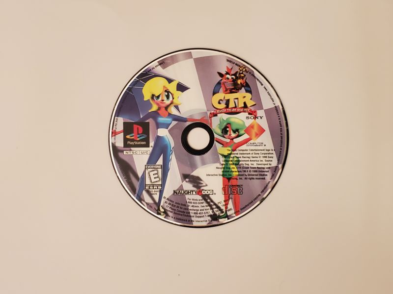Sony PlayStation 1 CTR: Crash Team Racing video game