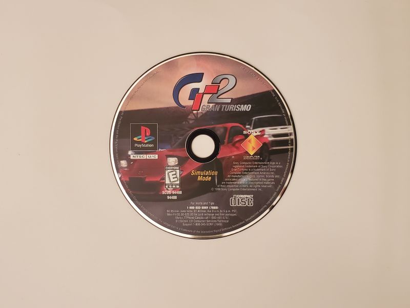 Sony PlayStation 1 Gran Turismo 2 (Simulation Mode, Disc 1) video game