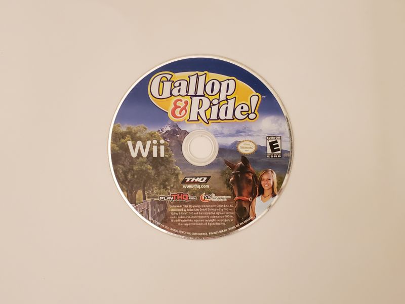 Nintendo Wii Gallop & Ride! video game