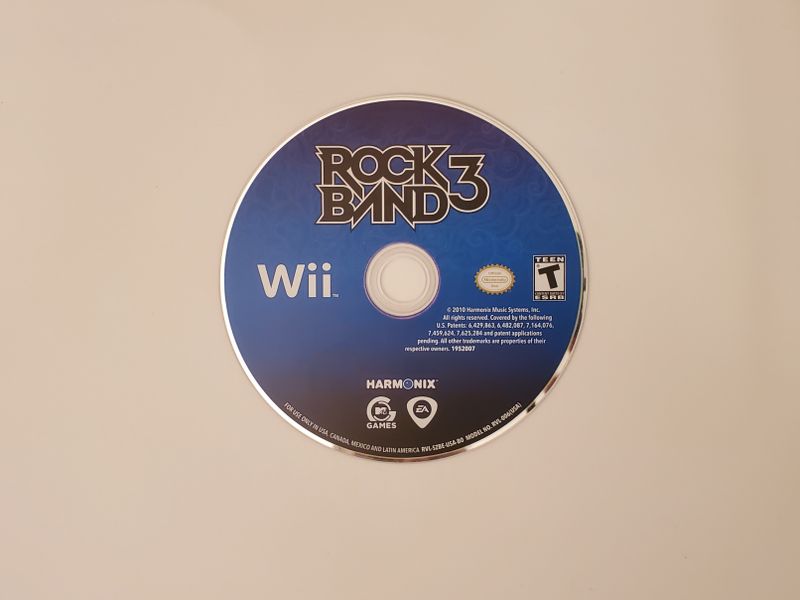 Nintendo Wii Rock Band 3 video game