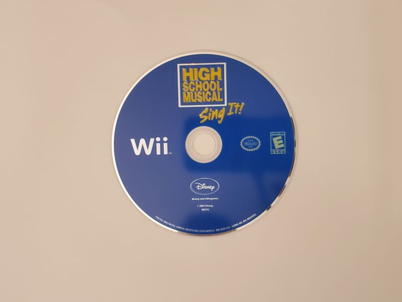 Nintendo Wii High School Musical Sing It video game