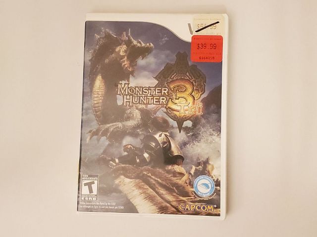 Nintendo Wii Monster Hunter Tri video game