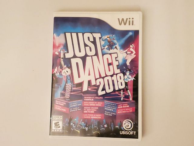 Nintendo Wii Just Dance 2018 video game