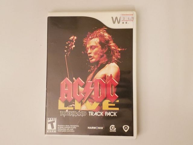 Nintendo Wii AC/DC Live: Rock Band Track Pack video game