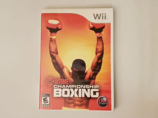 Nintendo Wii Showtime Championship Boxing video game
