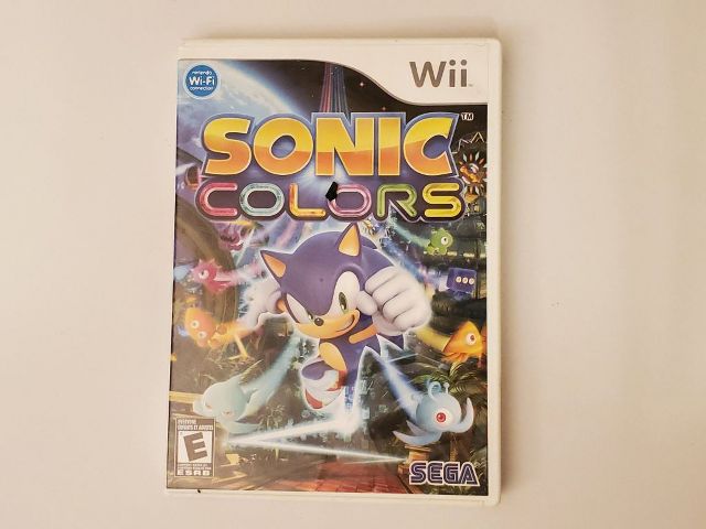Nintendo Wii Sonic Colors video game