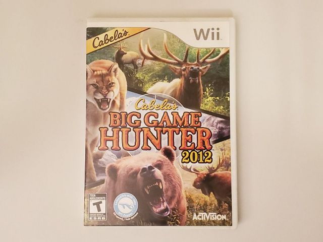 Nintendo Wii Cabela's Big Game Hunter 2012 video game