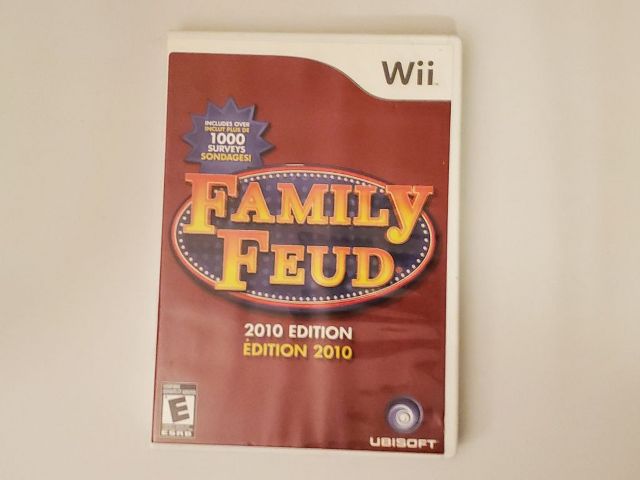 Nintendo Wii Family Feud 2010 Edition video game