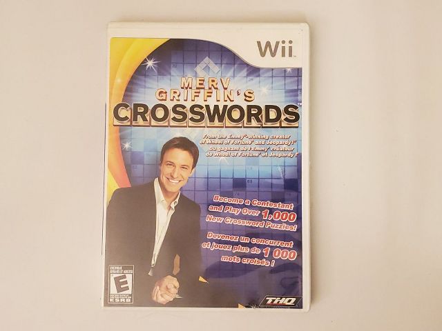 Nintendo Wii Merv Griffin's Crosswords video game