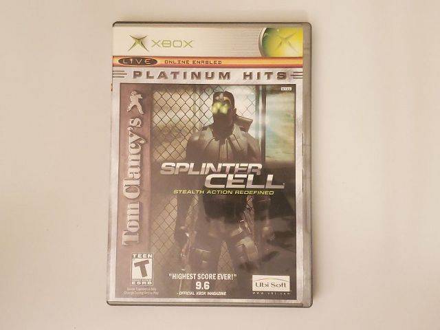 Microsoft Xbox Tom Clancy's Splinter Cell Platinum Hits video game