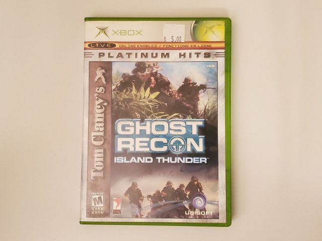 Microsoft Xbox Tom Clancy's Ghost Recon: Island Thunder Platinum Hits video game