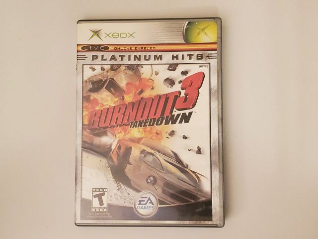Microsoft Xbox Burnout 3: Takedown Platinum Hits video game
