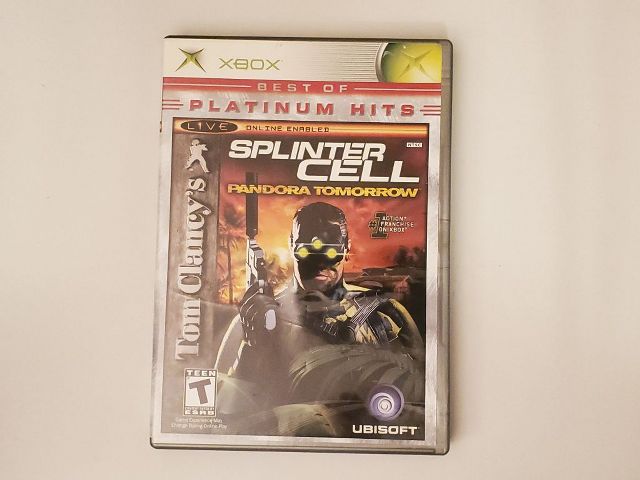 Microsoft Xbox Tom Clancy's Splinter Cell: Pandora Tomorrow Platinum Hits video game