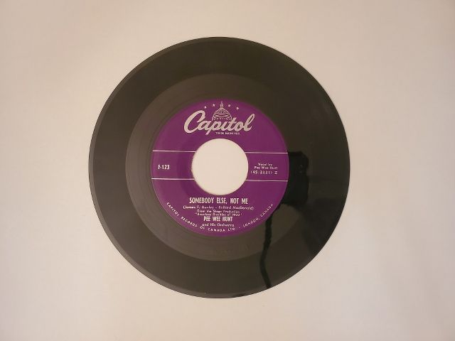 Pee Wee Hunt and His Orchestra Somebody Else, Not Me / Twelfth Street Rag vinyl record