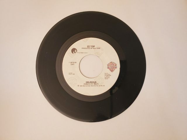 ZZ Top Delirious / Rough Boy vinyl record