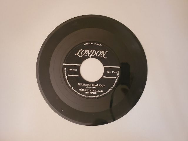 Winifred Atwell and Her Piano Brazilian Rhapsody / The Ugly Duckling vinyl record