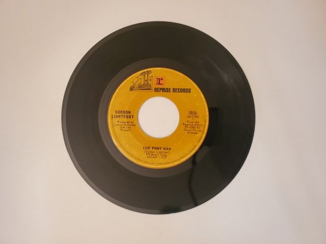 Gordon Lightfoot The Pony Man / Me and Bobby McGee vinyl record