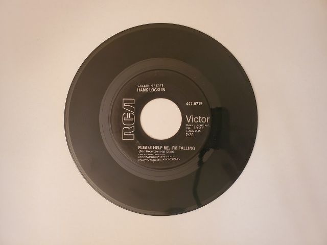Hank Locklin Please Help Me, I'm Falling / You're the Reason vinyl record