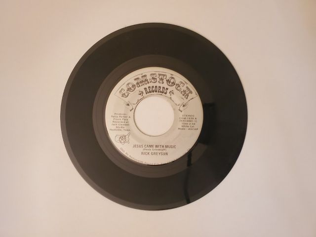 Rick Greysun Jesus Came With Music / I Just Cry Unto You Lord vinyl record