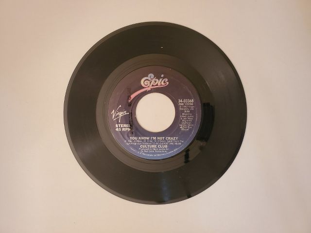 Culture Club You Know I'm Not Crazy / Do You Really Want to Hurt Me vinyl record