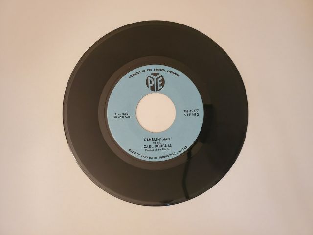 Carl Douglas Gamblin' Man / Kung Fu Fighting vinyl record
