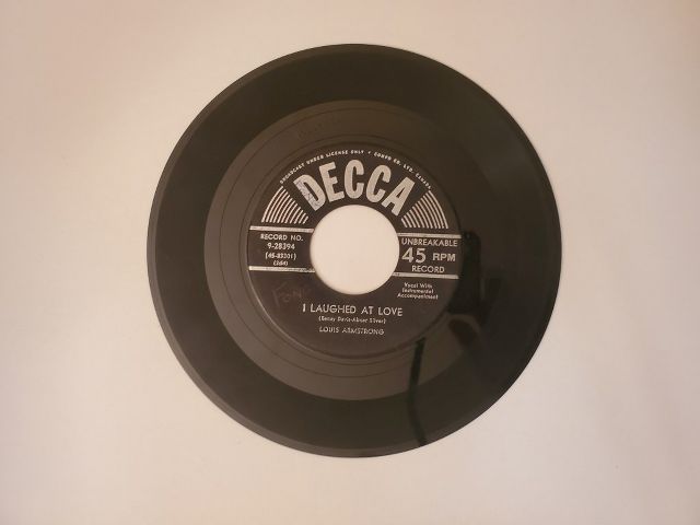 Louis Armstrong I Laughed at Love / Takes Two to Tango vinyl record