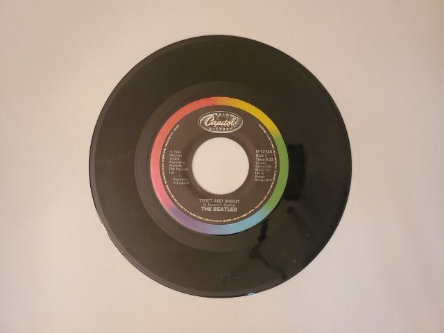 The Beatles Twist and Shout / There's A Place vinyl record