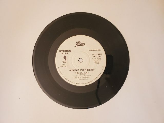 Steve Forbert The Oil Song / The Oil Song vinyl record