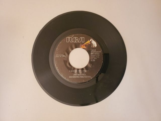Jim Reeves I Guess I'm Crazy / Welcome to My World vinyl record