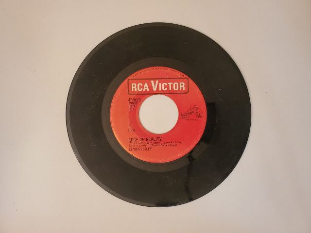 Elvis Presley Edge of Reality / If I Can Dream vinyl record