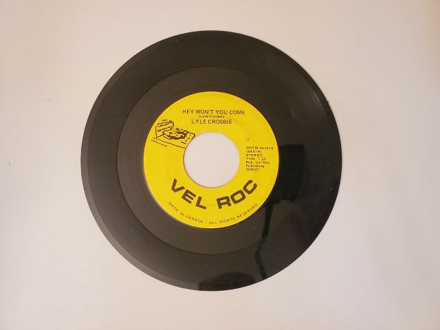 Lyle Crosbie Hey Won't You Come / I Need A New Lover vinyl record