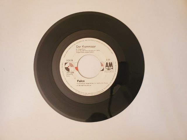 Falco Der Kommissar / Rock Me Amadeus vinyl record