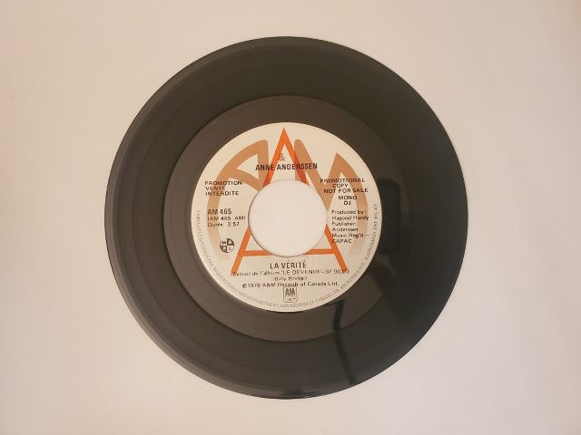 Anne Anderssen La V?rit? / La V?rit? vinyl record