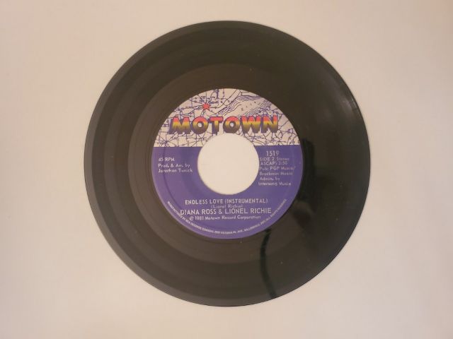 Diana Ross & Lionel Richie Endless Love (Instrumental) / Endless Love vinyl record