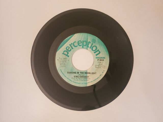 King Harvest Dancing in the Moonlight / Marty and the Captain vinyl record