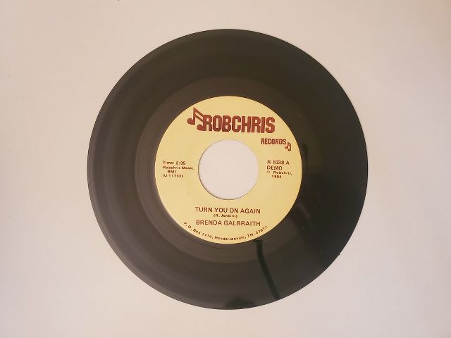 Brenda Galbraith Turn You On Again / I'm Not Dreaming Anymore vinyl record