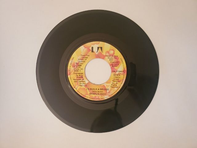 Charlie Rich I'd Build a Bridge / All You Ever Have to Do Is Touch Me vinyl record