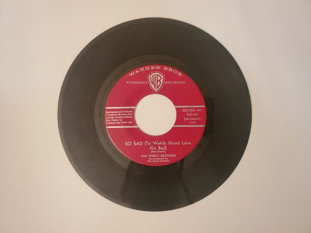 The Everly Brothers So Sad (To Watch Good Love Go Bad) / Lucille vinyl record