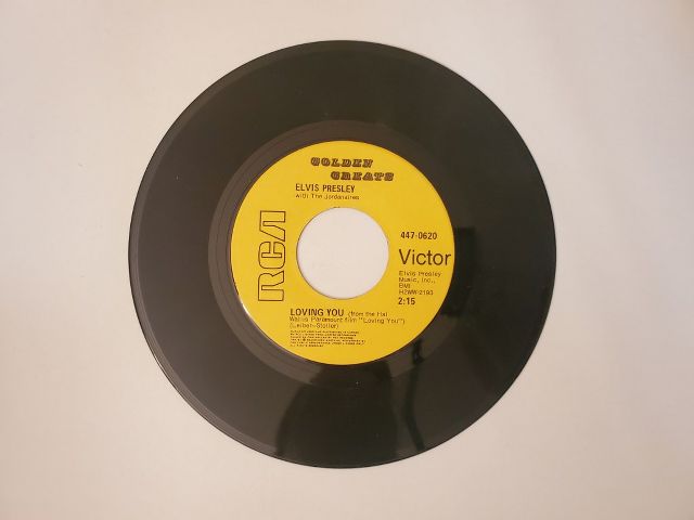 Elvis Presley Loving You / (Let Me Be Your) Teddy Bear vinyl record